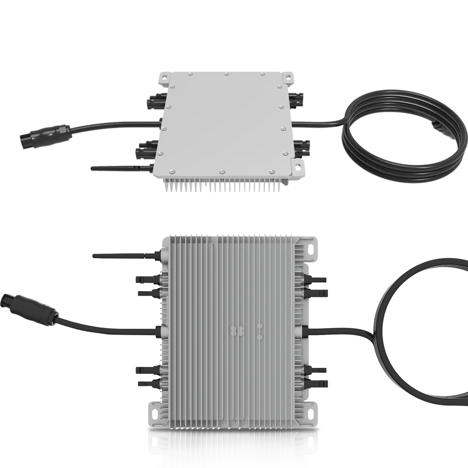 DEYE Mikro-Wechselrichter 2000 W SUN-M200G4-EU-Q0 für Mini-PV Solaranlage Balkonkraftwerk, IP67 wetterfest, 4 MPPT, WiFi, Micro Inverter