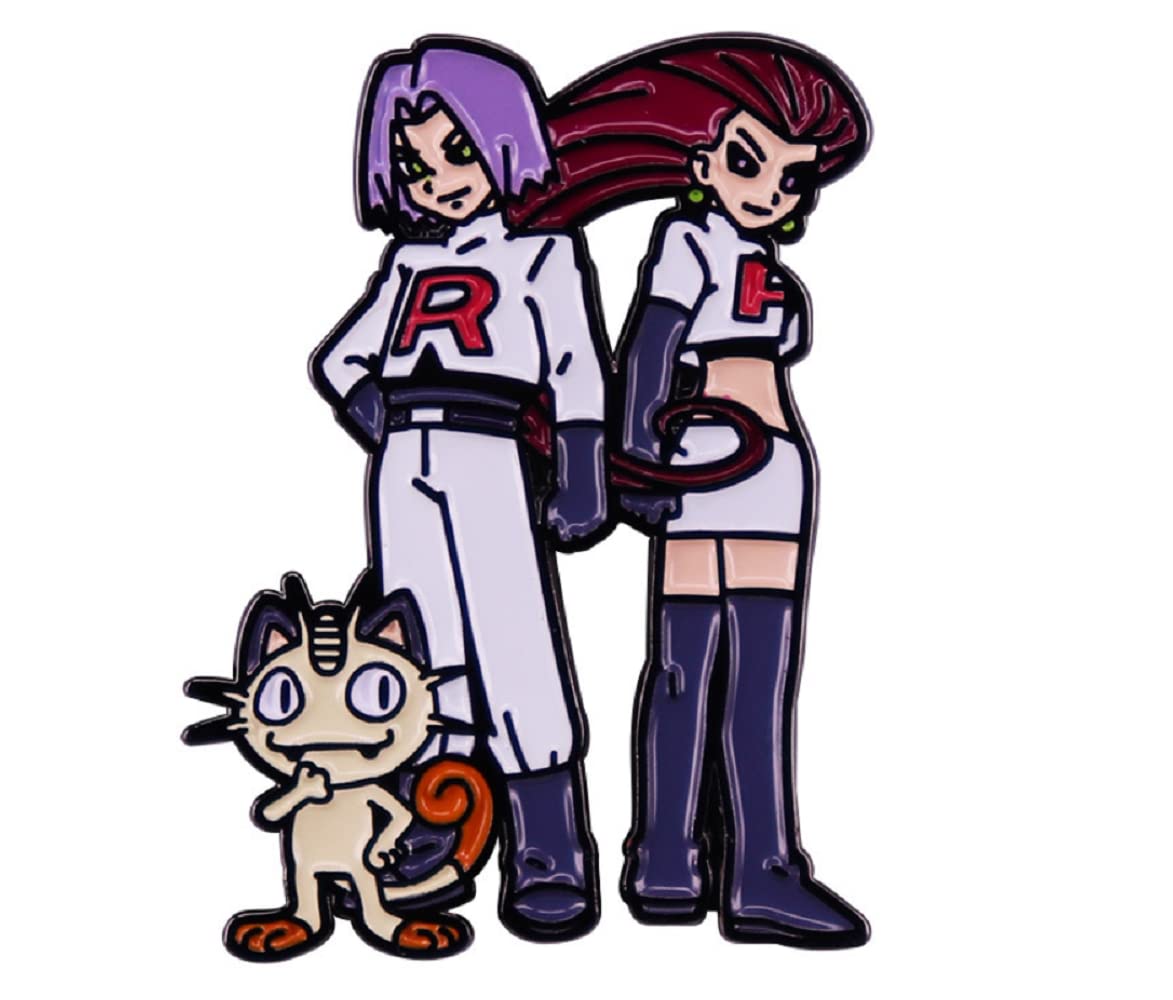 Kolag Co. Trainable Monsters Enamel Pin (Team Rocket Jessie James)