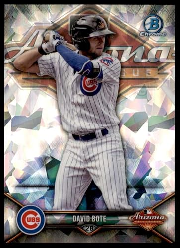 David Bote Rookie Card 2018 Bowman Chrome '17 AFL Fall Stars Atomic Refractors #AFLDB
