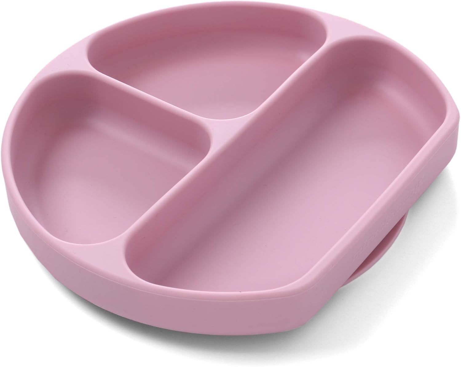 Miracle Baby Plato Silicona con Ventosa,Niños Plato Antideslizante Plato de Alimentación,Mantel Individual Silicona de grado alimenticio para Bebé,polvo