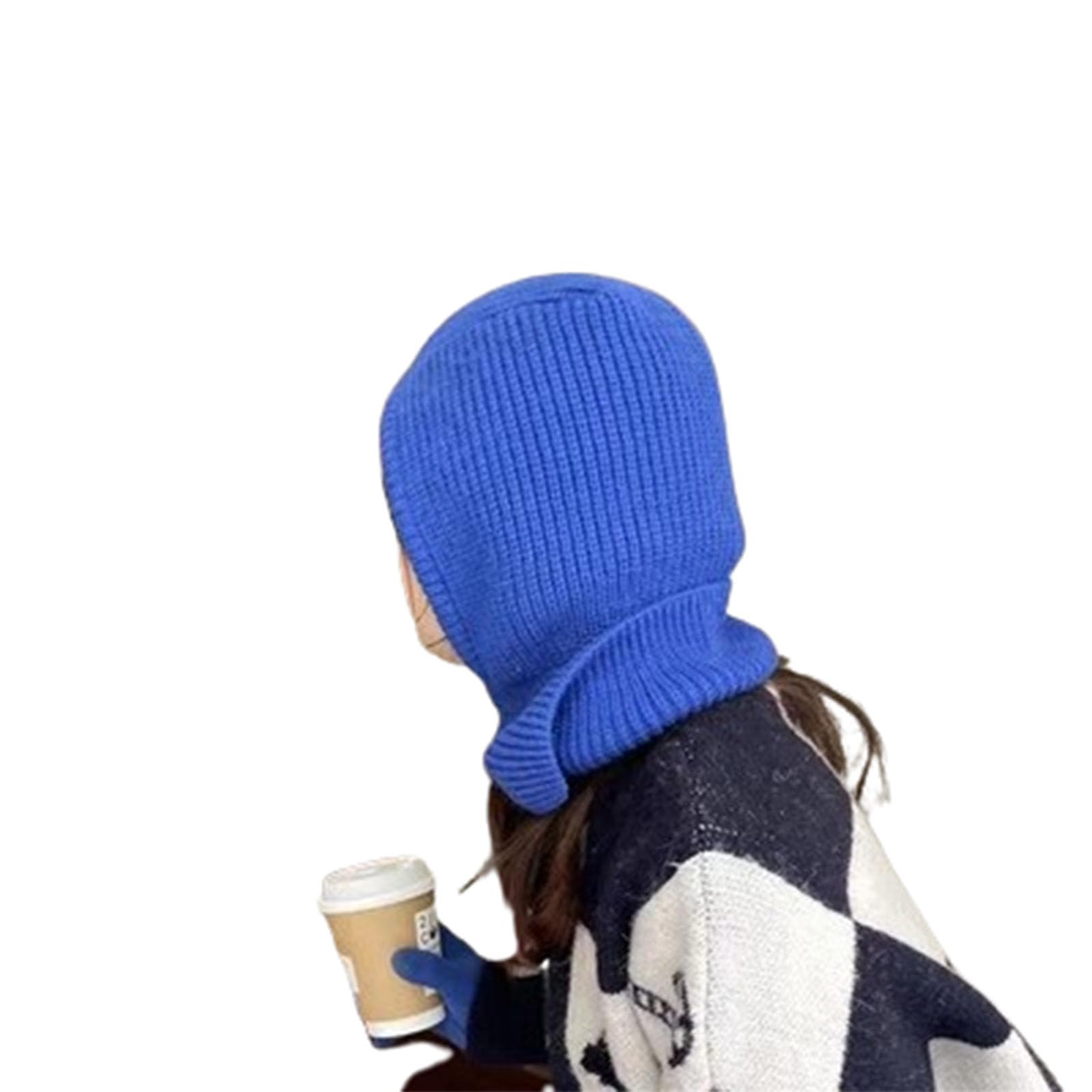 Cappello Invernale Resistente al Freddo, Cappello Invernale Personalizzato, Passamontagna, Puntale e Cappello Lavorato a Maglia con Protezione per Il Collo
