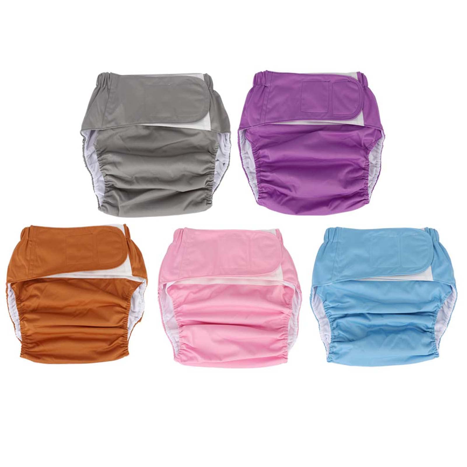 Adult Cloth Diaper Washable Diaper Super Undies Teen Women Waist for 19.7-49.9inch
