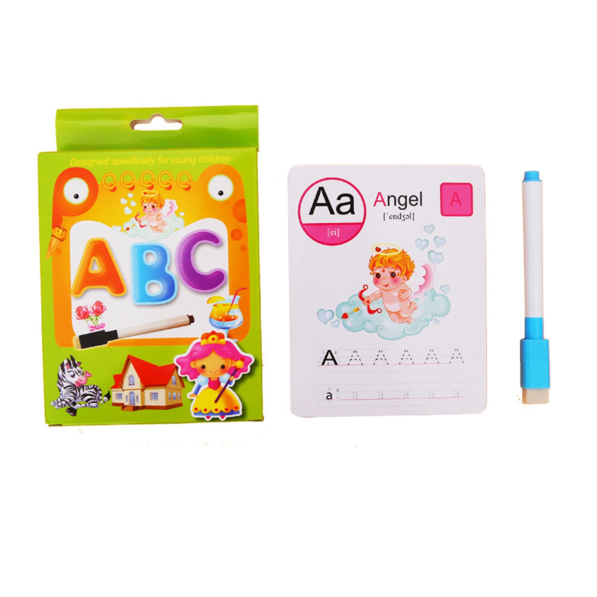 Mandarinmelon Alphabets Flashcards for Elementary School (4-7 Years)