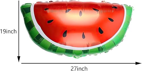 Miniatura 2 de 7 globos de papel de aluminio de sandía, globos de aluminio de Mylar número 1 de sandía para decoraciones de primer cumpleaños