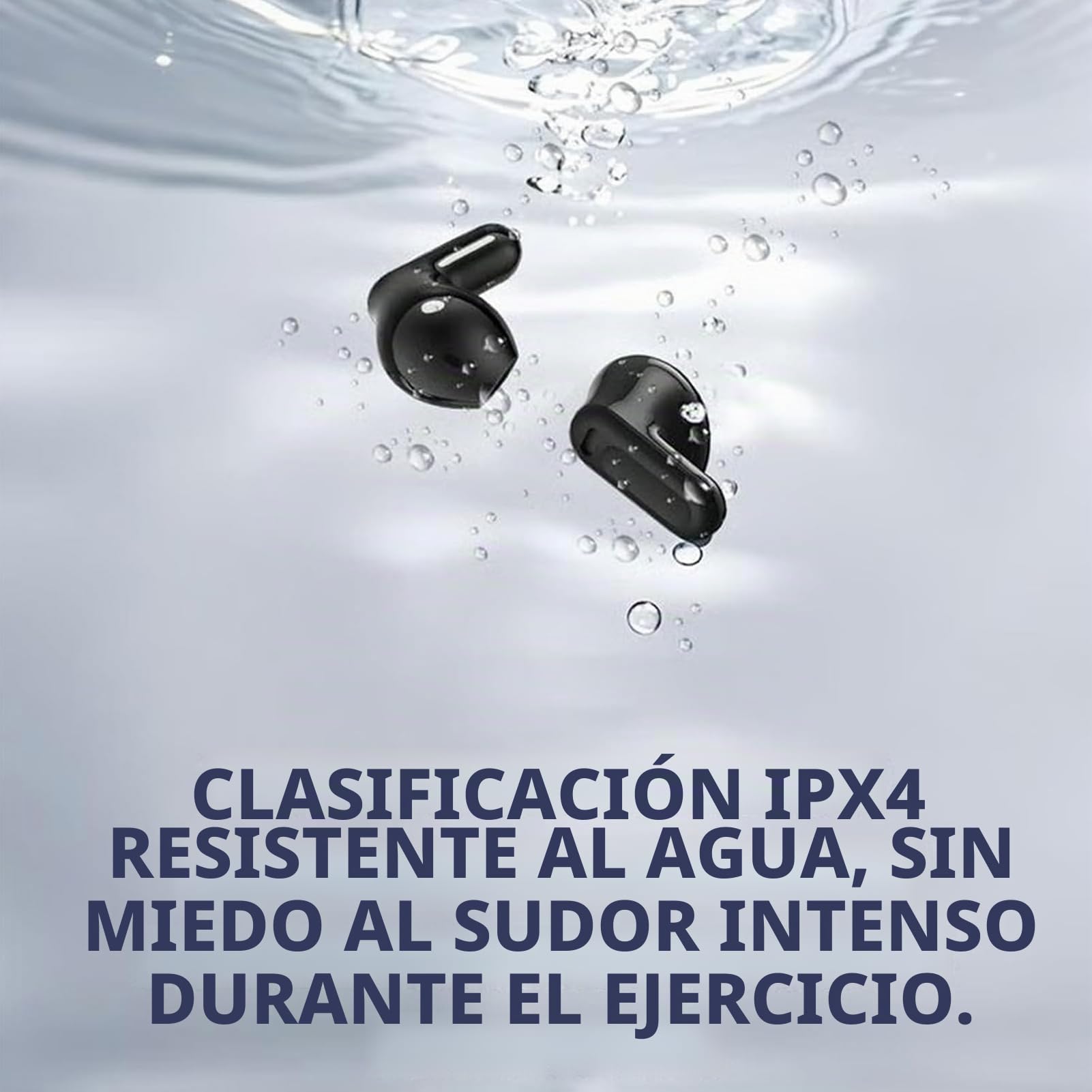 Genérico Auriculares inalámbricos NE20 Bluetooth 5.4 de Alta fidelidad, Resistentes al Agua y con Pantalla LED. Auriculares Ne20 con traducción IA en Tiempo Real, batería de 48 Horas (Black)