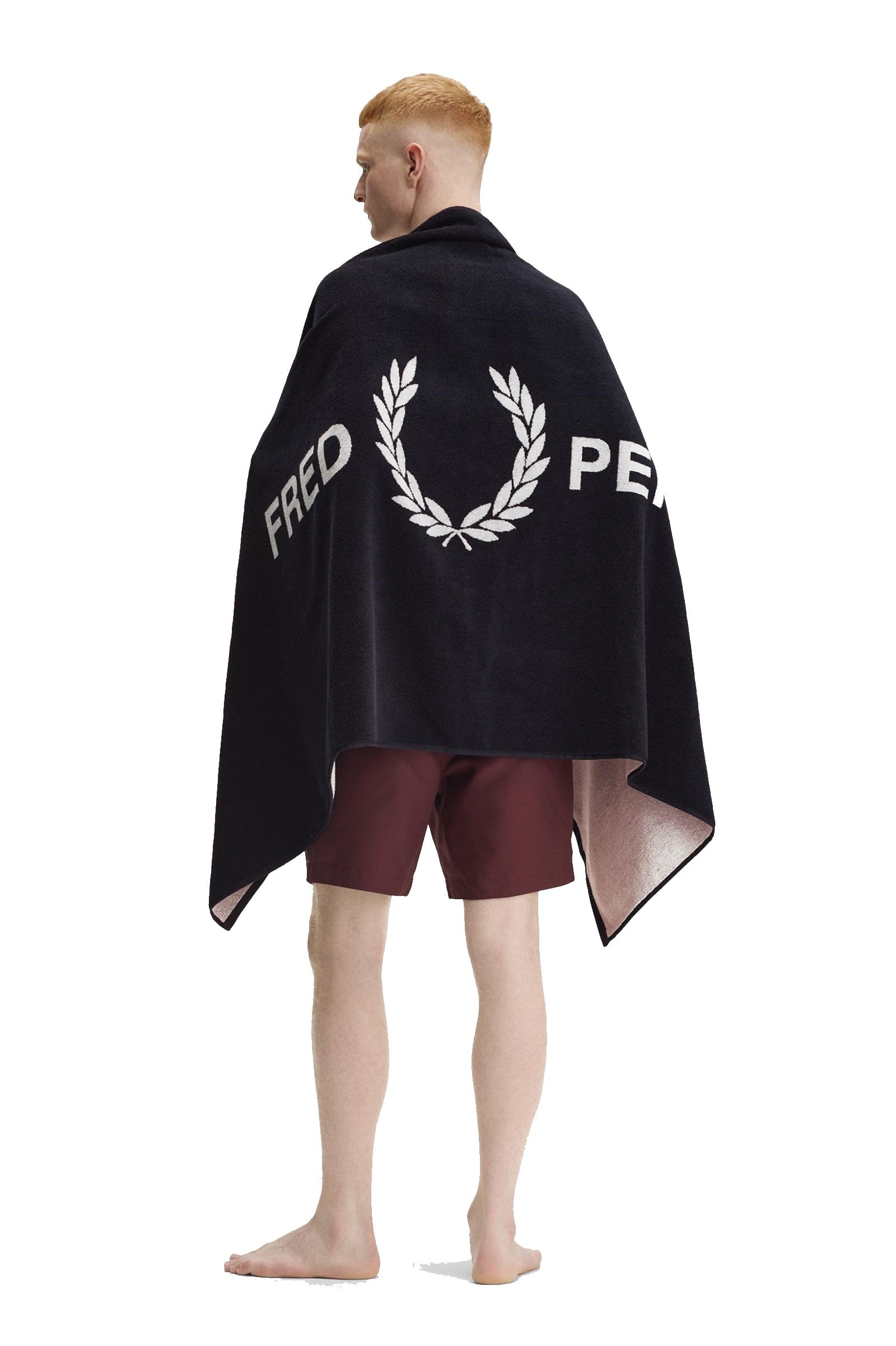 Fred Perry Cotton Beach Towel (Azul)