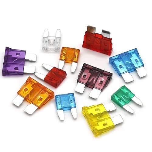 Miniatura 7 de Kit surtido de fusibles para automóvil, 180 piezas de mini fusibles estándar y mini y de perfil bajo (1A2A3A5A7.5A10A15A20A25A30A35A40AMP) fusibles
