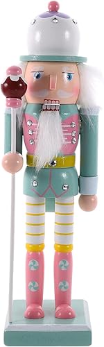 IMIKEYA Figuras de cascanueces de Navidad Cascanueces de madera de Navidad, adorno de cascanueces de Navidad, soldado, decoraciones de Navidad, disponible en Yaxa Peru