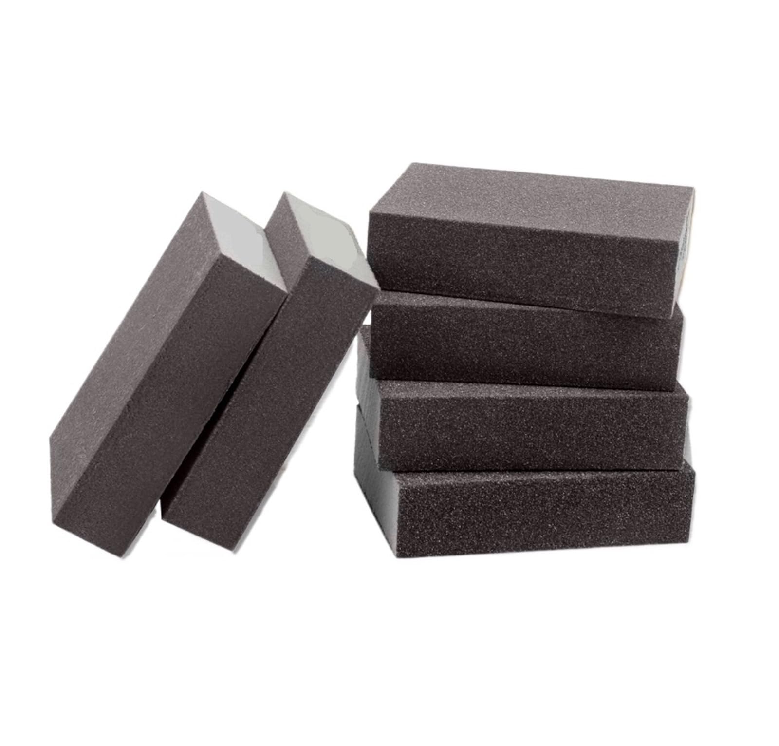 blok gąbki do szlifowania, 6 szt. gąbek ściernych 120 180 240 320 600 100 bloków piasku ściennego(6pcs 180)