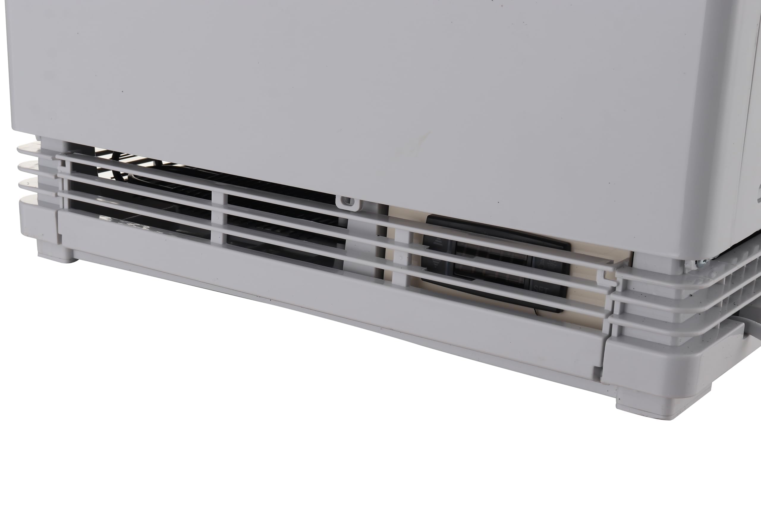 METRO Professional Panorama Kühlvitrine GGC2098, 42.8 x 38.6 x 111 cm, 98 L, 4 verstellbare Einlegeböden, LED-Beleuchtung, Weiß