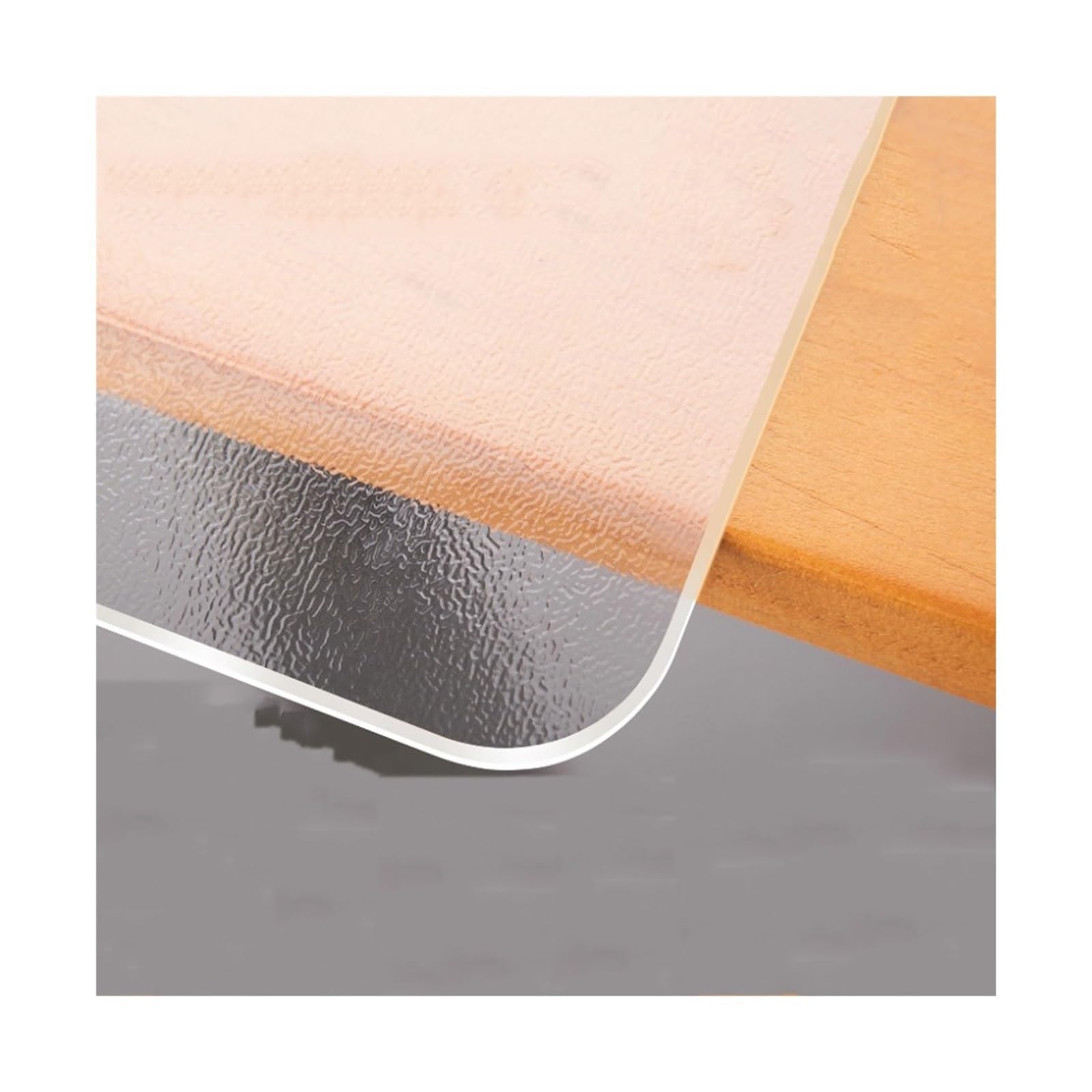 Protecteur de nappe de table rectangulaire PVC anti-rayure 90x110