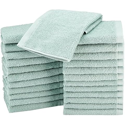 Amazon Basics 24-Pack Washcloths Cover