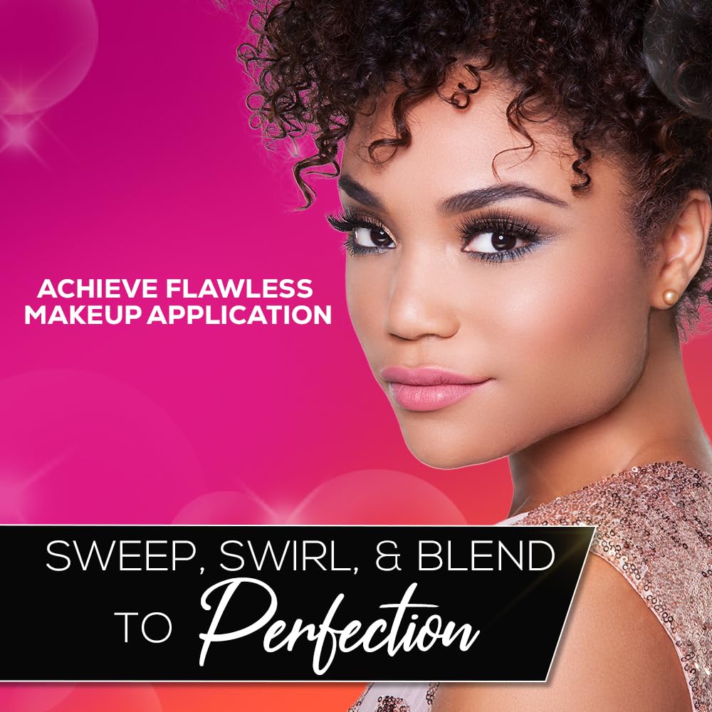 Andrea Charcoal Infused 5 piece Makeup Brush Set