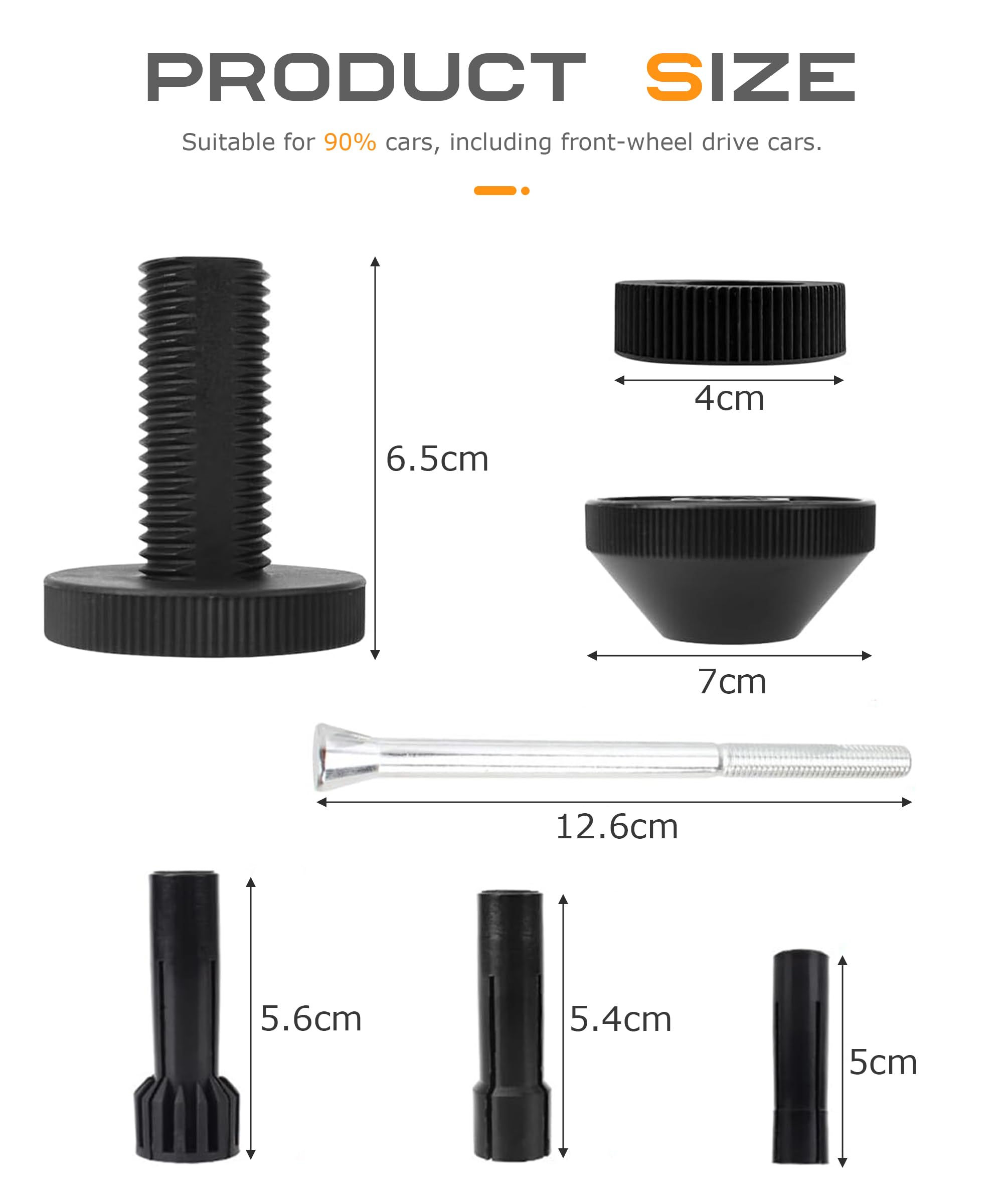 Flaconi Voiture Outil de Centrage d'embrayage,Centreur Embrayage,Kit de Correction d'embrayage,Centreur Embrayage Universel,Outil D'alignement de Correcteur d'embrayage