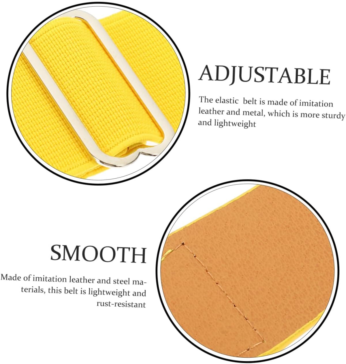 Outanaya Elastic Baseball Belt Men Stretch Belt Softballs for Women Adjustable Waist