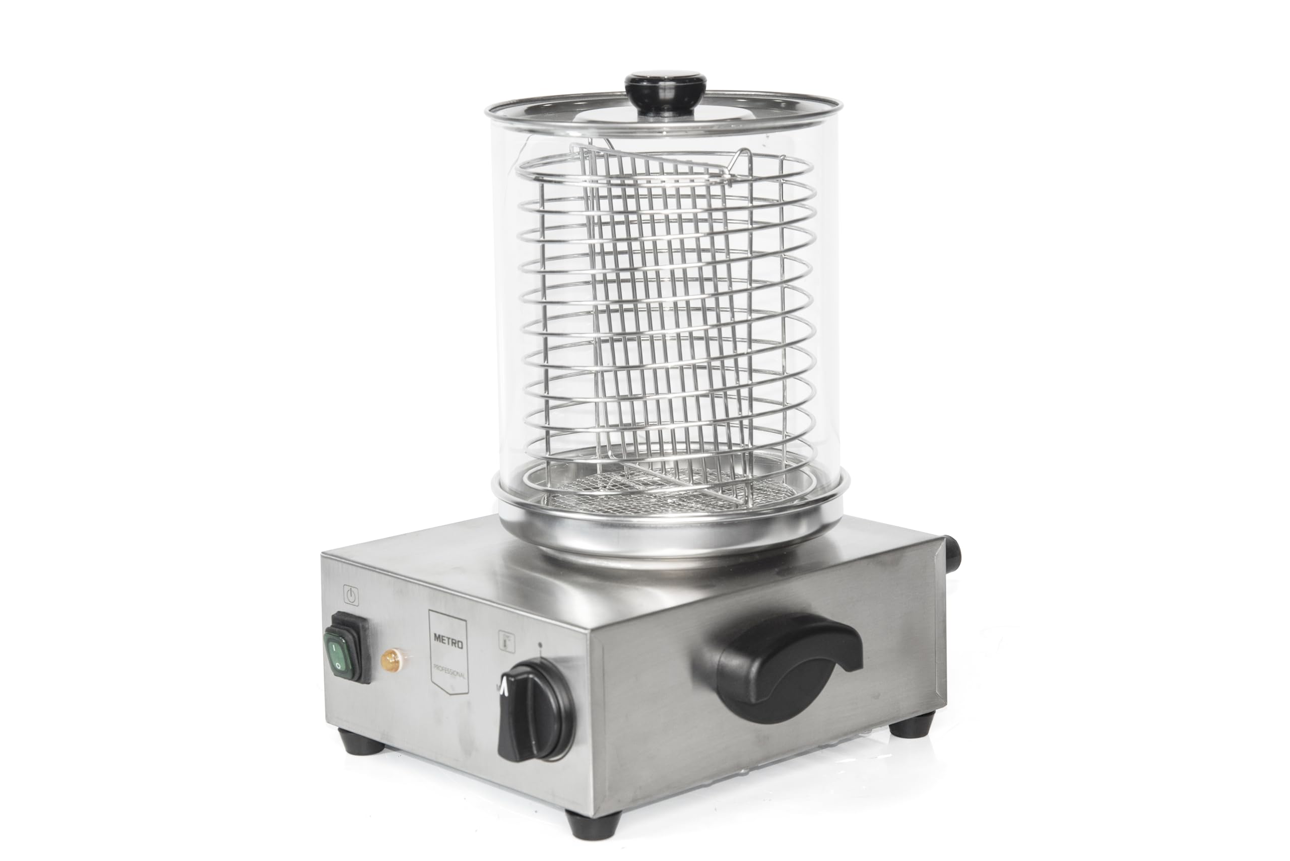 METRO Professional Máquina para Perritos Calientes GHM1002, Acero Inoxidable, 800 W