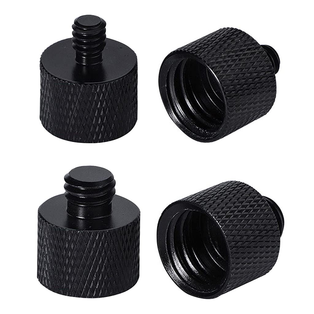 Adattatore filettato 5/8" Femmina Su 1/4" 3/8" Maschio Supporto Microfono Treppiede Supporto Microfono Adattatore filettato
