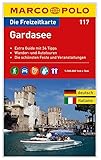  MARCO POLO Freizeitkarte Gardasee 1:100:000: Wanderparkplätze, Fahrradtouren, Die schönsten Biergärten & Ausflugslokale. Dtsch.-Italien.