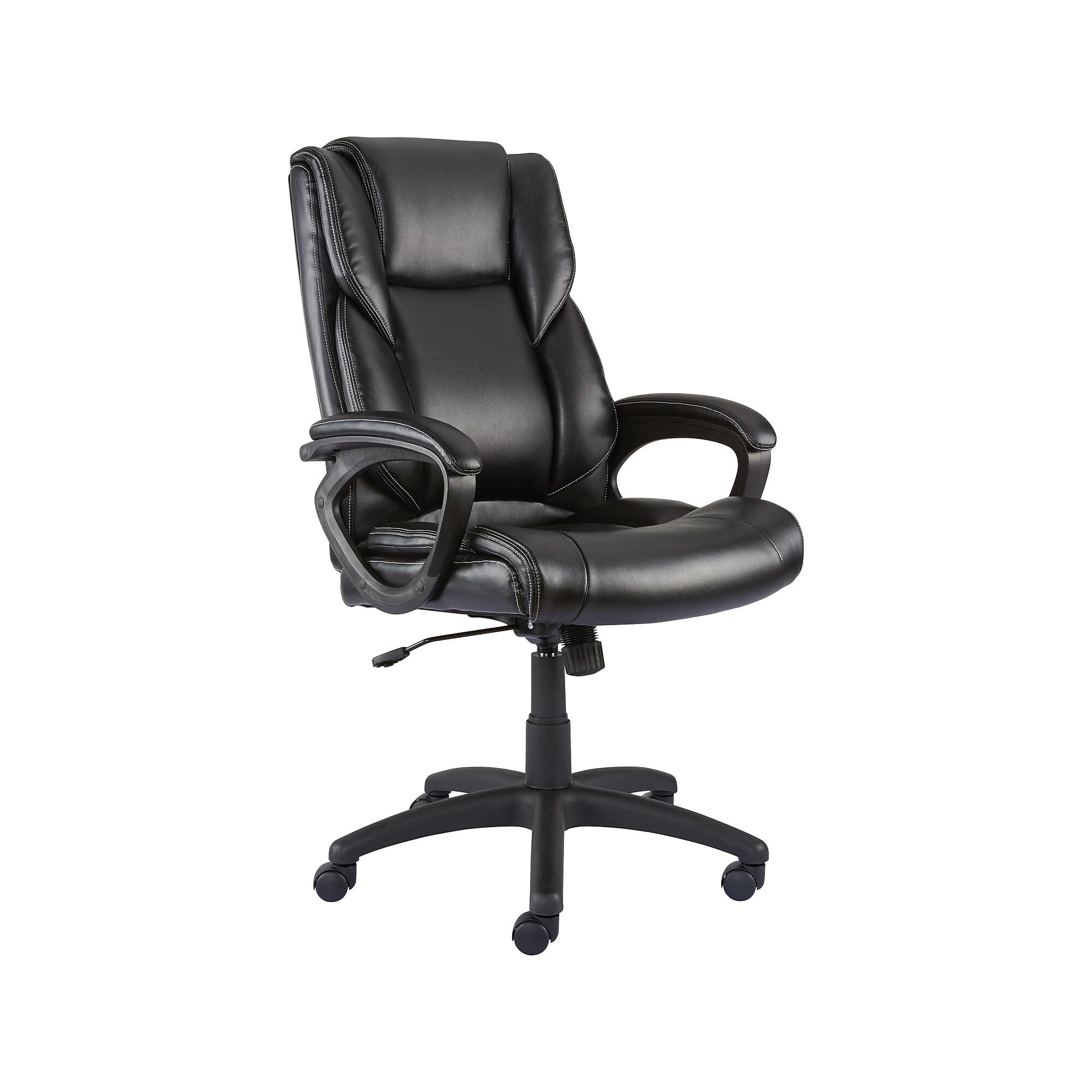 Amazon.com: STAPLES Kelburne Luxura Faux Leather Computer