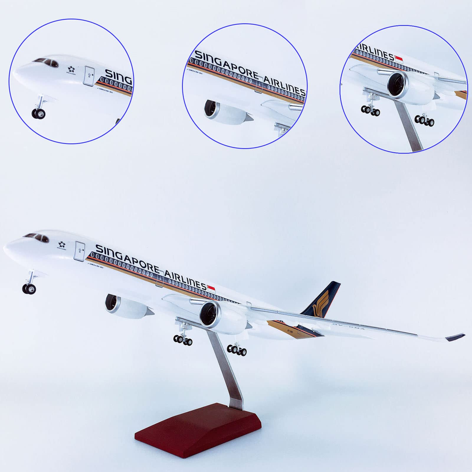 限定　シンガポール航空　A350-900モデル AIRBUS A350-900 9V-SJD DIECAST AIRCRAFT MODEL SCALE 1:500