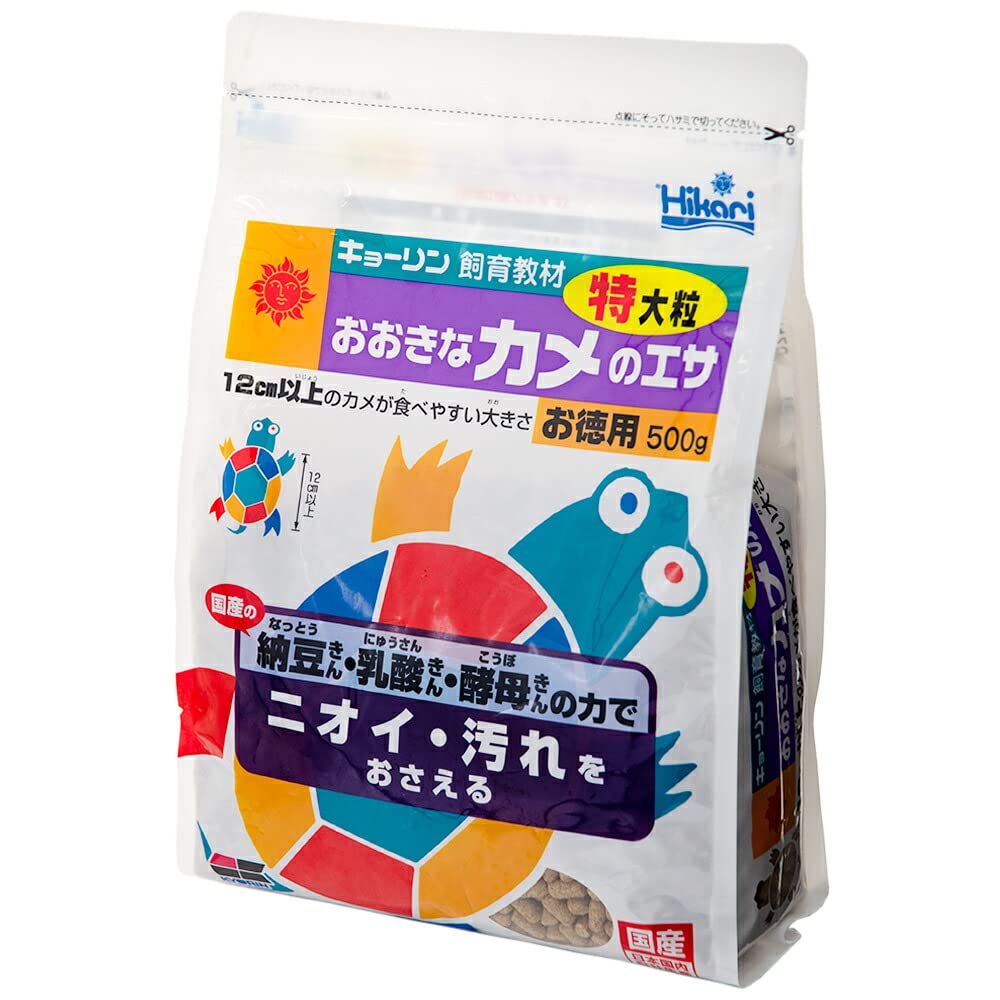 Amazon | Hikari (ヒカリ) おおきなカメのエサ 特大粒 カメ用 500g (x