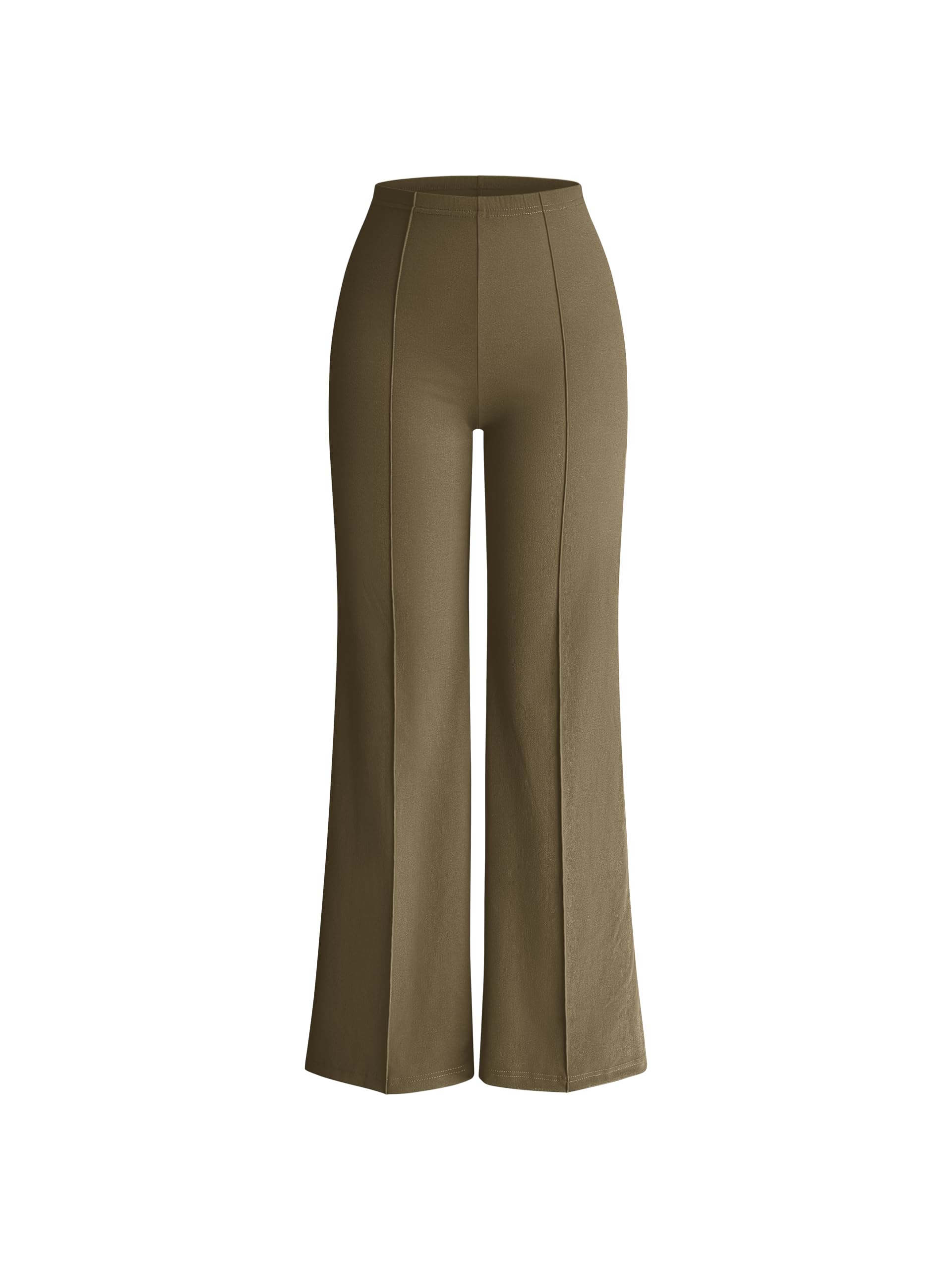 OQQ Women Wide Leg Pants High Waist Casual Pants Fall Clothes Outfits