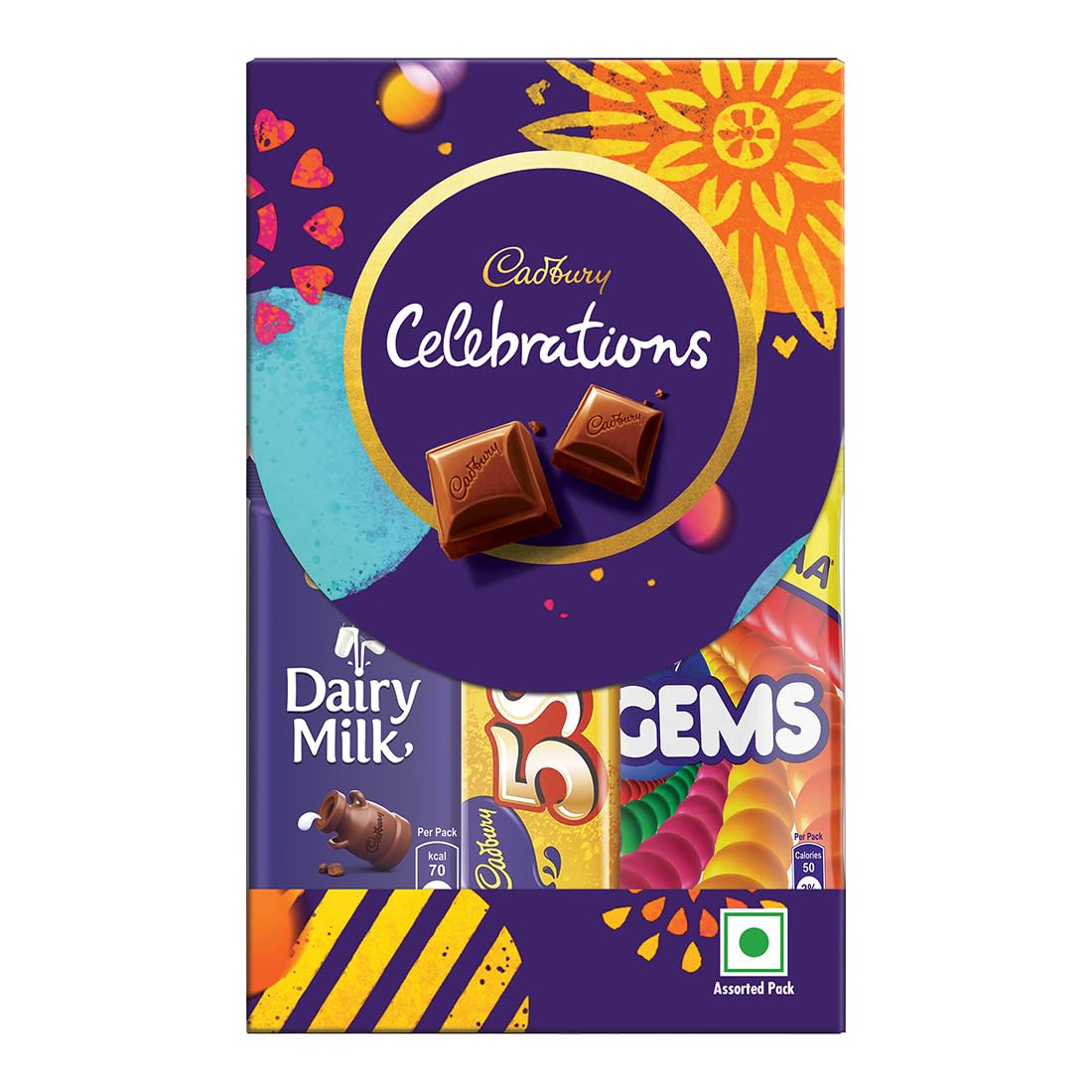 Cadbury Celebrations Assorted Chocolate Gift Pack, 51.2 g