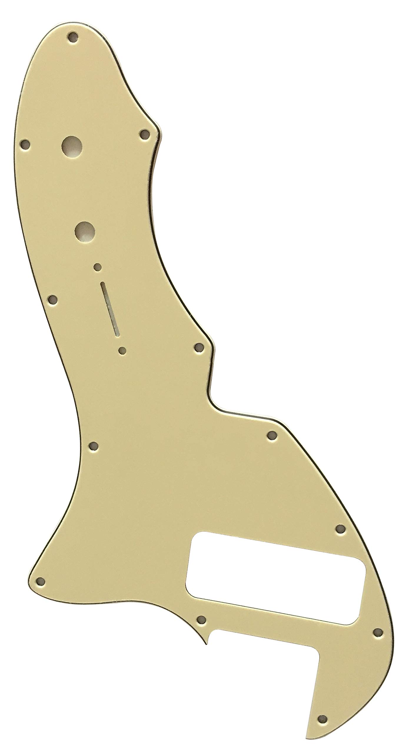 For 69 Telecaster Tele Thinline Guitar Pickguard P90 (3 Ply Vintage Yellow)