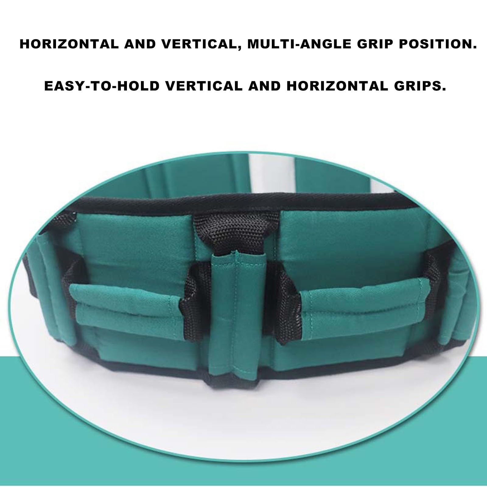 NICHOY Cinturón de Transferencia Resistente con Correas para Las piernas,Dispositivo de Asistencia médica de Seguridad para la Marcha de enfermería,Correas de Transferencia(B,XL-XL)