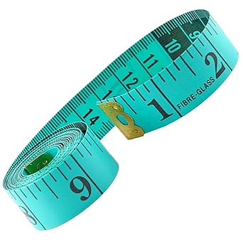 Promosyonca Vücut Ölçüm Metresi, 150 cm, Diyetisyen ve Terzi Mezurası, 2 Adet (Yeşil)
