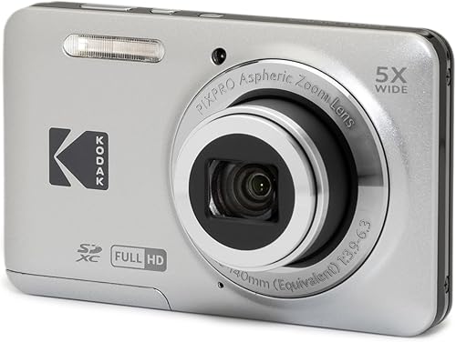 Miniatura 10 de KODAK PIXPRO FZ55-BK - Cámara digital de sensor CMOS de 16 MP con zoom óptico de 5X, gran angular de 28 mm, video Full HD de 1080P, pantalla LCD de