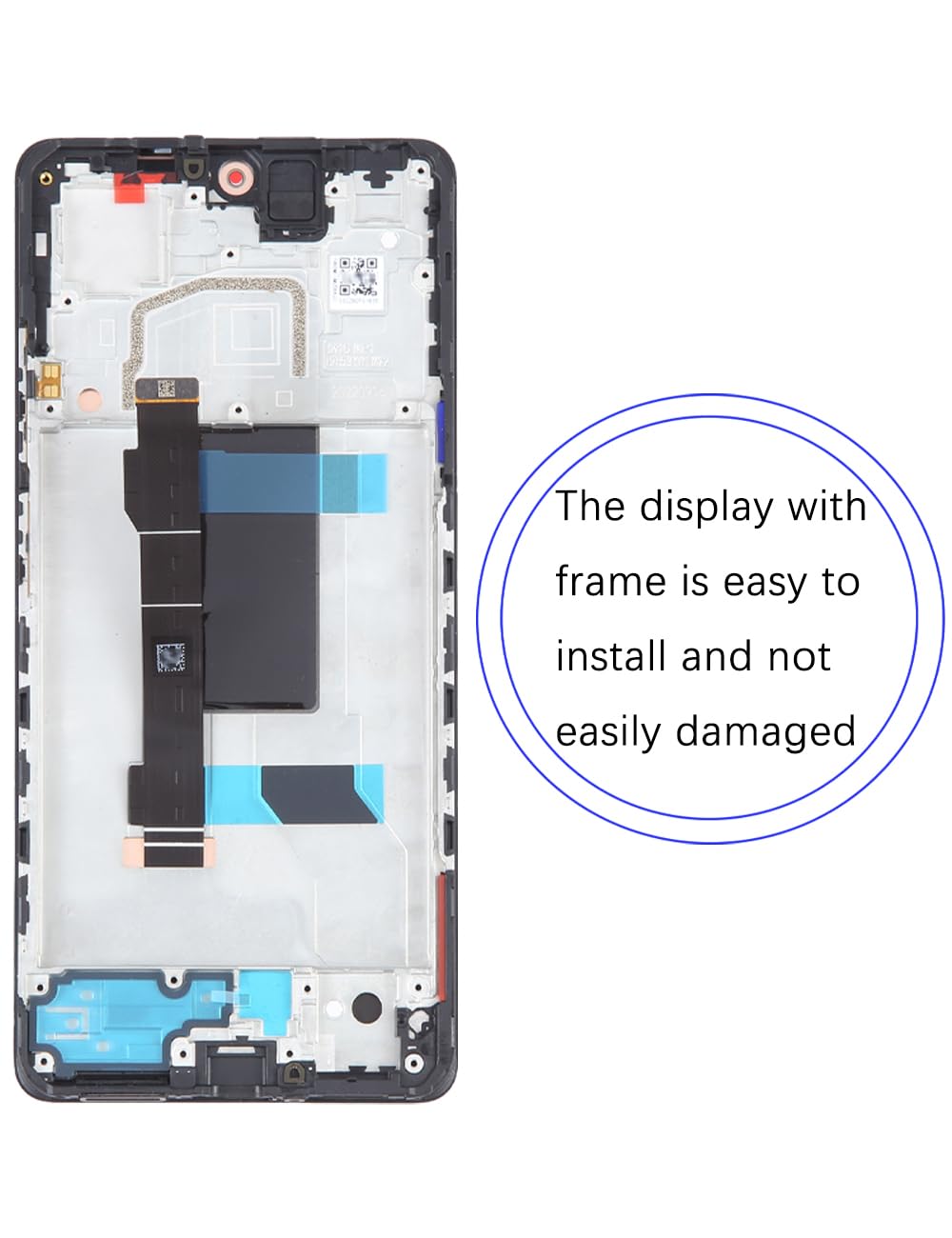 Pantalla para Redmi Note 12 Pro 5G 22101316C TFT con Marco | con Kit de reparación，TFT LCD，Pantalla HD，Reemplazar la pantalla,para Modelo:22101316I 23013RK75C 22101316G