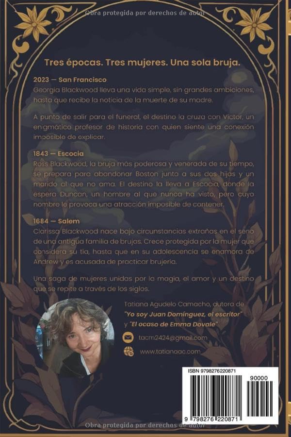 Miniatura 2 de La sombra de Georgia Blackwood Fantasía histórica, brujas, reencarnación y un amor que desafía el tiempo.