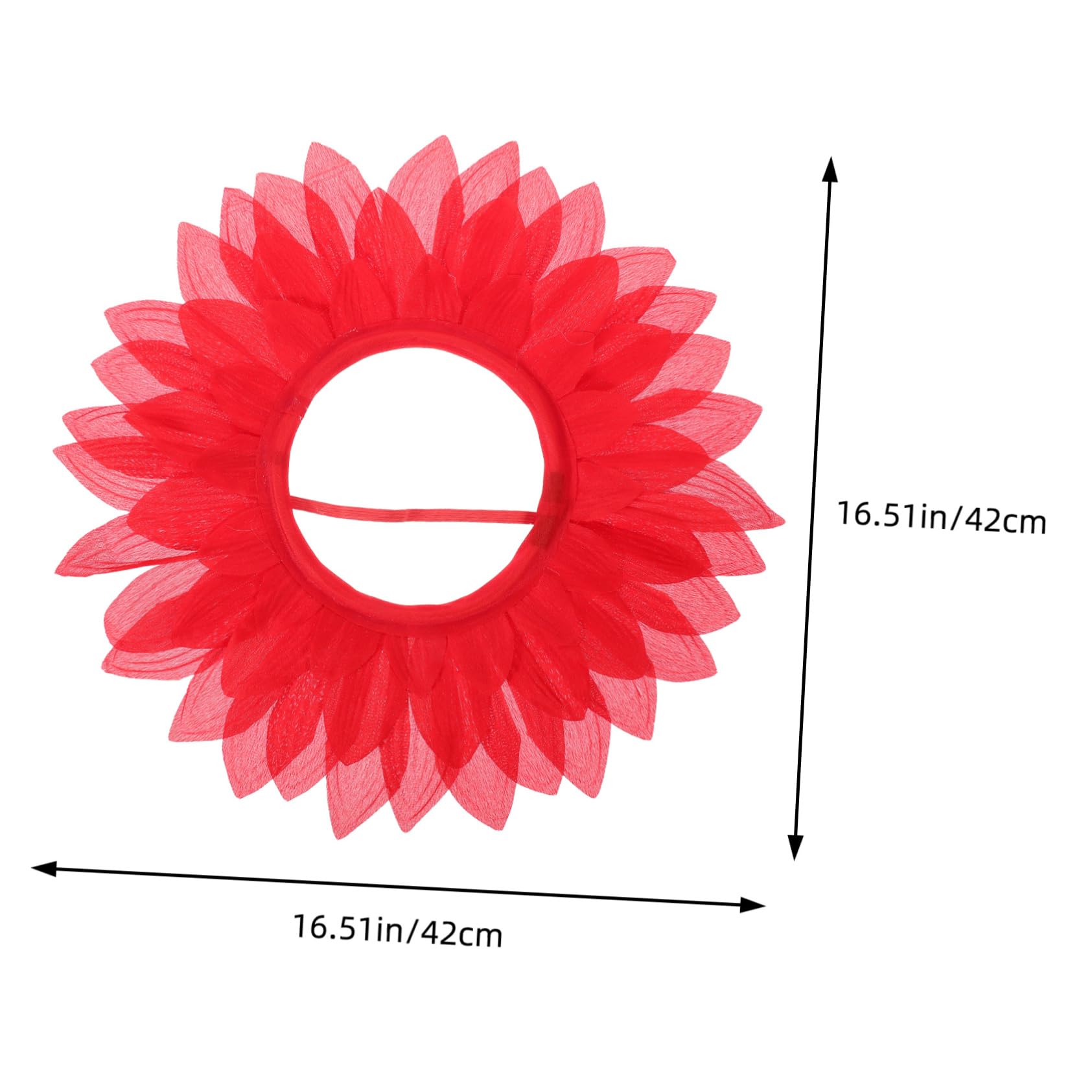 HEALLILY Funny Sunflower Headgear Light Comfy Perfect for Boys and Girls' Costume Dance Event Party Favor