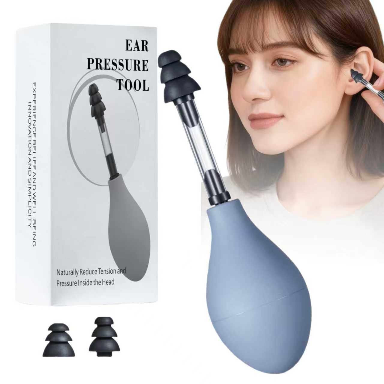 Ear Pressure Relief Suction Device Migraine Ear Pressure Relief Products Airplane Ear Pressure Relief Inner Ear Equalization Tool