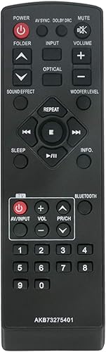 Nuevo mando a distancia reemplazado AKB73275401 para barra de sonido LG Control remoto NB3510A LSB316 HLS36W-NB LSB316 NB3510A SHS36-D HLS36W