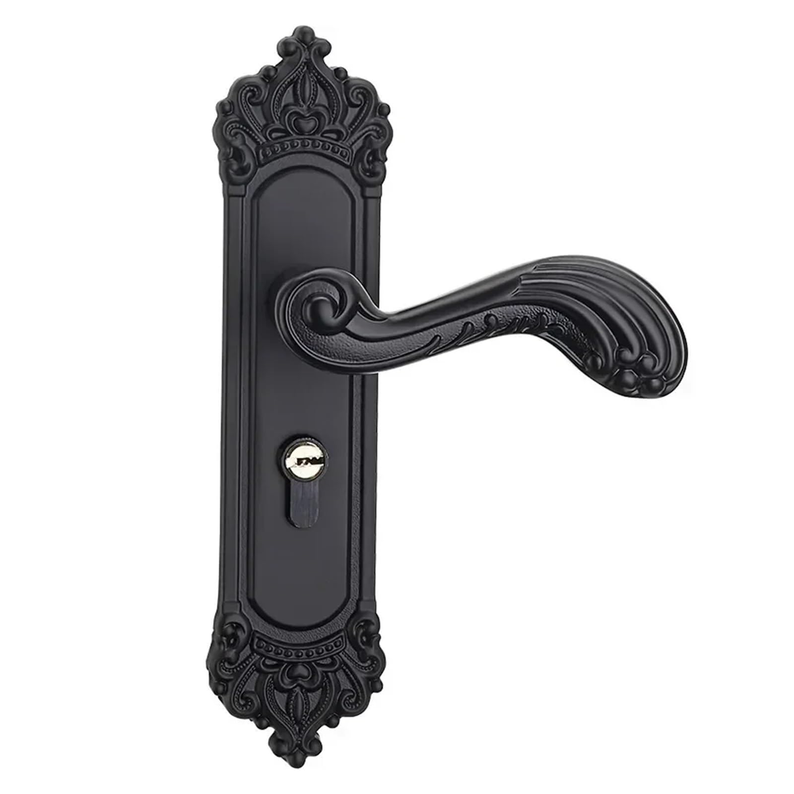 Loquet de porte en bois massif style antique noir pour sublimer votre chambre