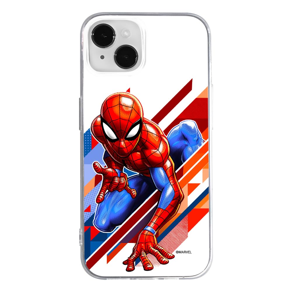ERT GROUP mobile phone case for Iphone 14 PLUS original and officially Licensed Marvel pattern Spider Man 023 optimally adapted to the shape of the mobile phone, case made of TPU