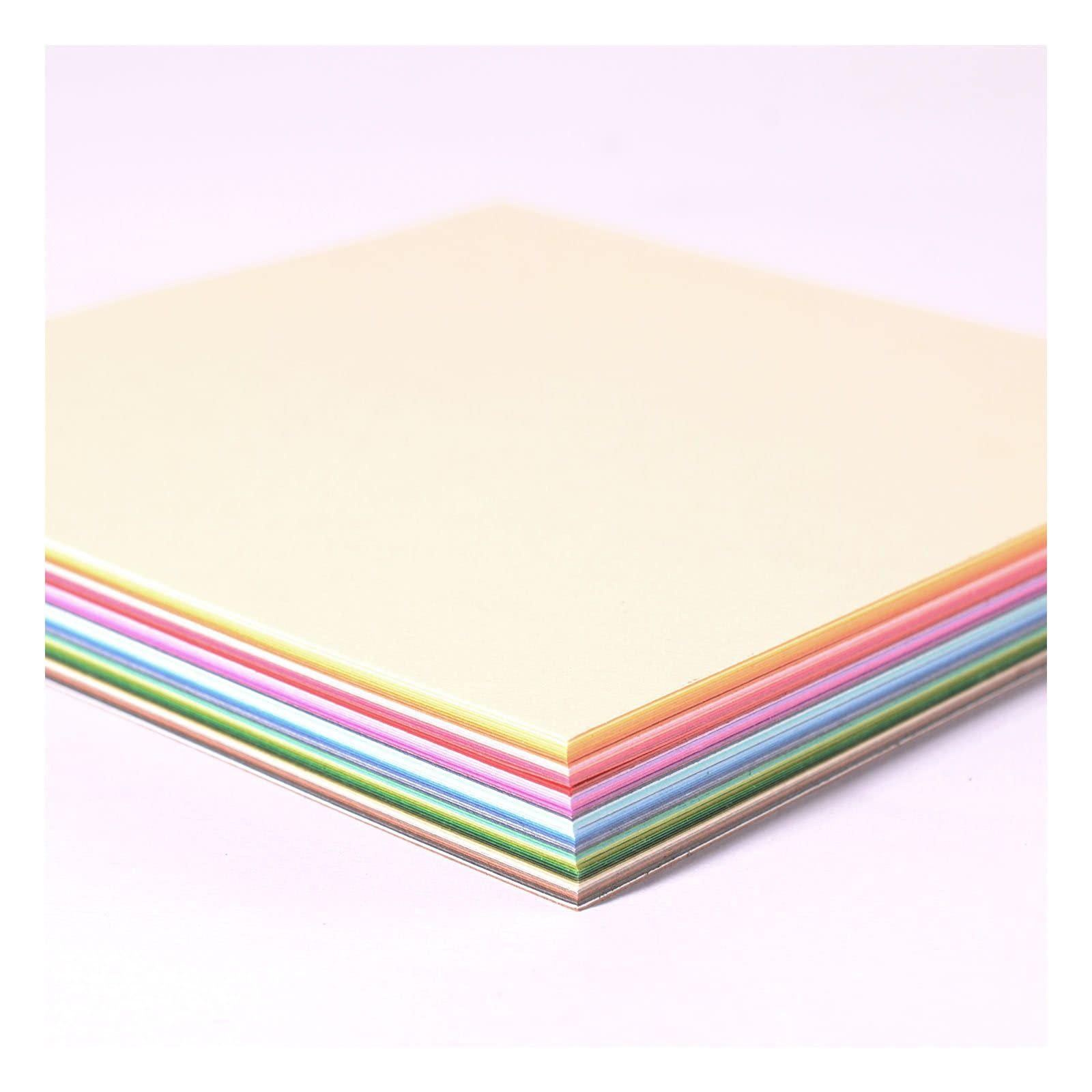 Florence Cardstock Smooth Multicoloured, Coloured Card Making Supplies 6 x 6 inch, Assorti, 60 Sheets - Image 3