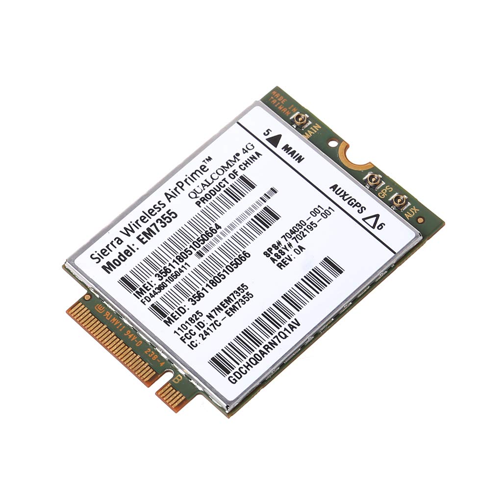 Scheda di rete WWAN Wireless WiFi Sierra per HP LT4111 EM7355 Gobi5000 4G LTE Modual NGFF M.2 HSPA WCDMA