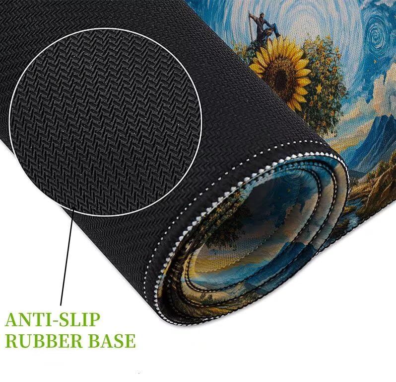 Tapis de souris gaming XXL avec base en caoutchouc stable - 5