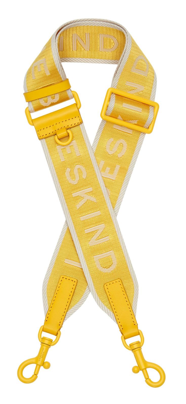 LIEBESKIND BERLIN bag accessories Fancy Straps Logo Webbing Strap Lemon mustard yellow