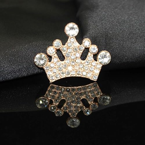 Miniatura 3 de 20 diamantes de imitación de corona para manualidades, coronas de cristal, parte trasera plana, corona para manualidades, fabricación de joyas,