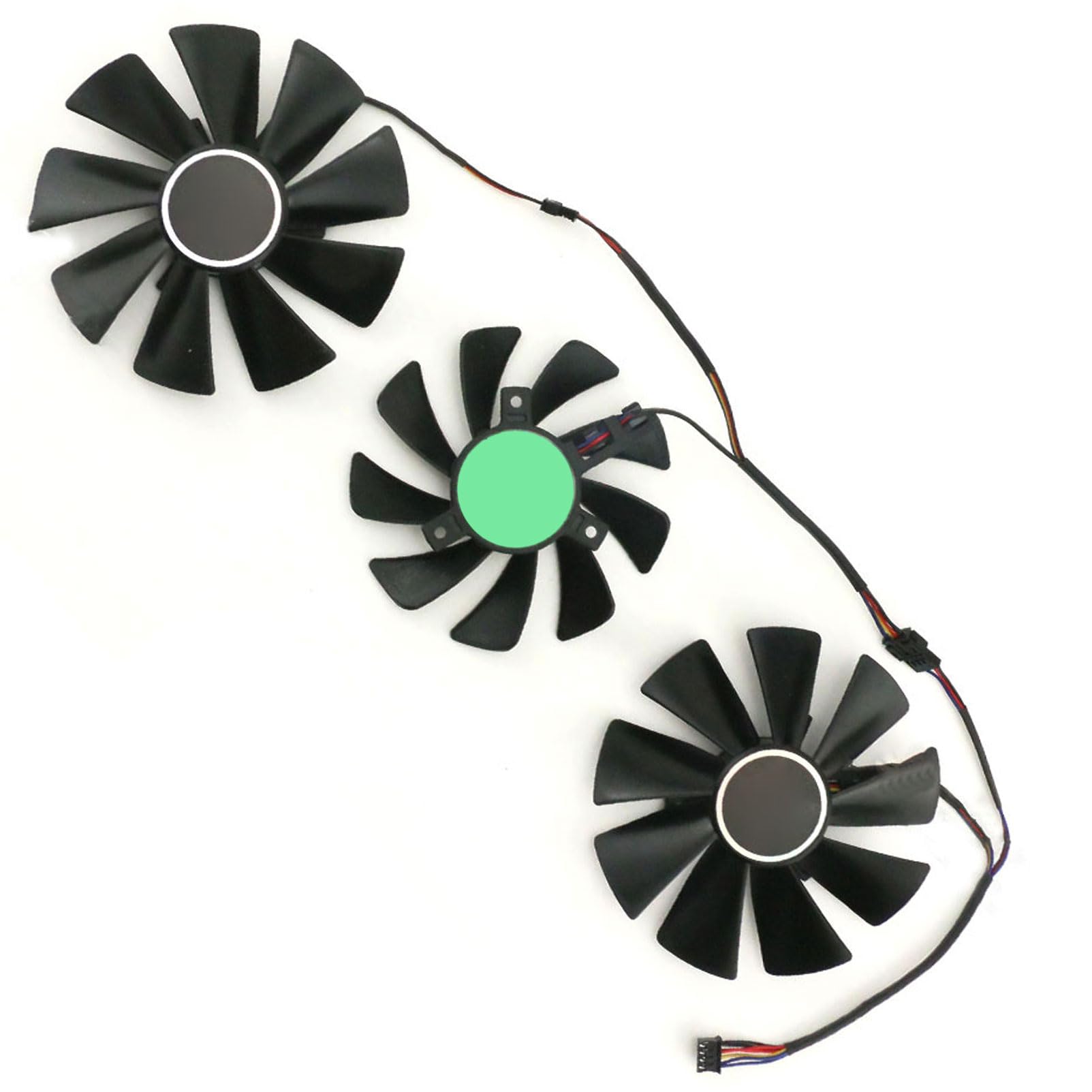 T129215SU 95mm 12V 0.5A 4 Pin Graphics Card Cooling Fan Replacement for POWERCOLOR RX 6950XT 6900xt 6800XT 6800 6750XT 6700xt Red Devil Video Card Cooler Fans