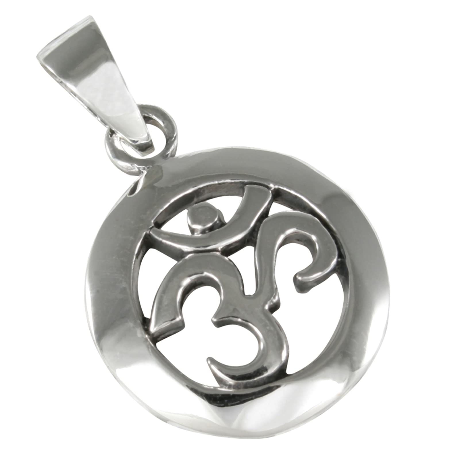 AFP Anhänger Aum Om Meditation 925 Sterling Silber AS-242