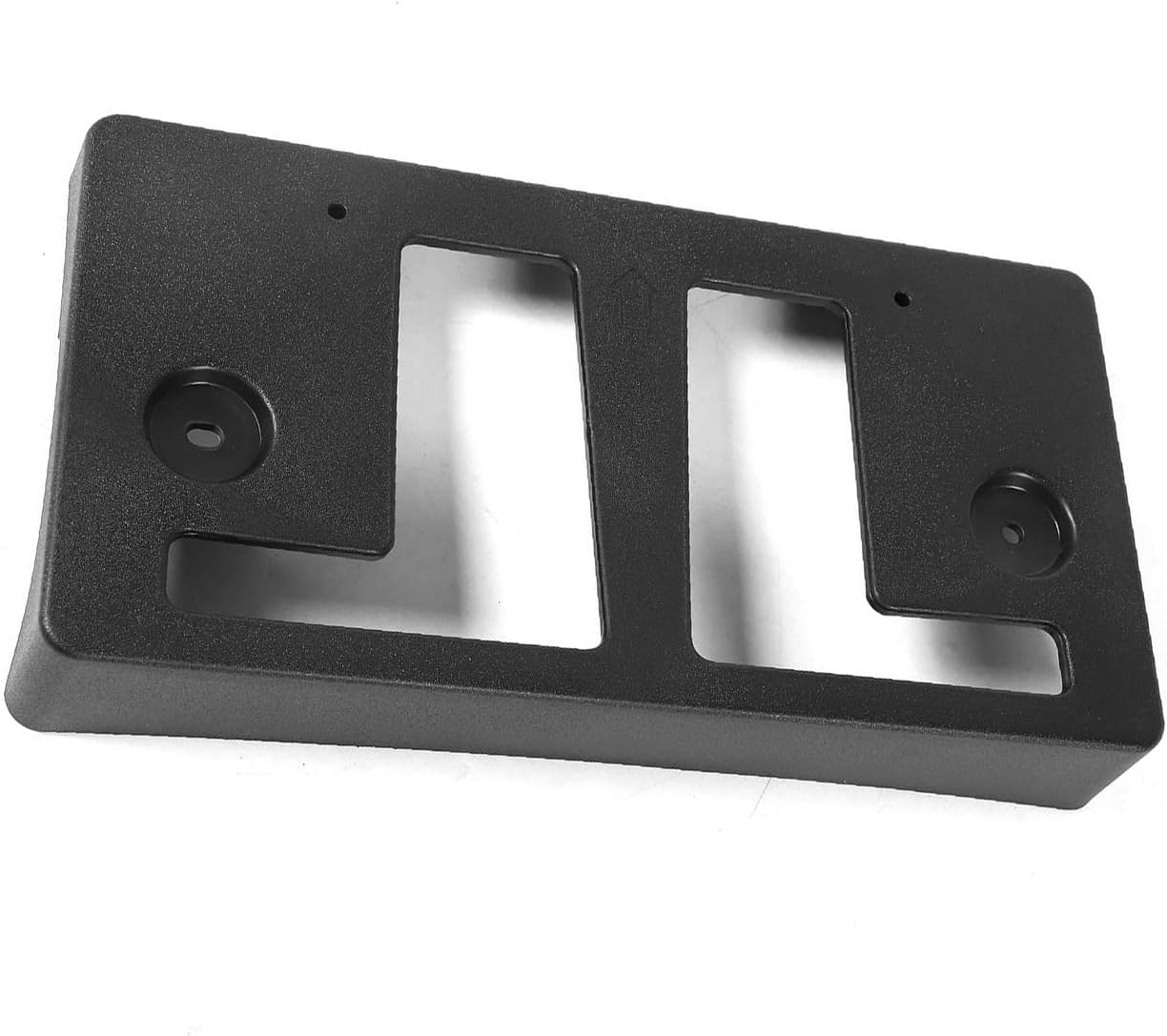 Front License Plate Bracket Compatible with Nissan Titan 2016-2024, ABS Front Bumper License Plate Holder Mounting Frame, License Plate Base Replacement Kit with Mounting Screws