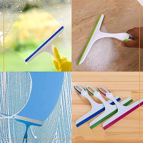 Glass and Kitchen Top Squeegee Wiper | Hard Plastic Handle Kitchen Wiper | Water Sink Wiper | Kitchen Slab Wiper | Glass Cleaner | Window Cleaner