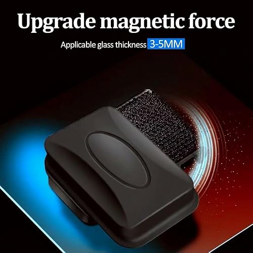 Brosse magnétique de nettoyage d'aquarium, nettoyeur de vitres, nettoyeur de vitres, nettoyeur magnétique d'algues, avec tête de brosse améliorée à 90 ° pour aquarium - 6