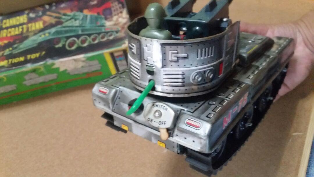 大熊製作所/ブリキ/M-75対空戦車/レトロ/検ポピー