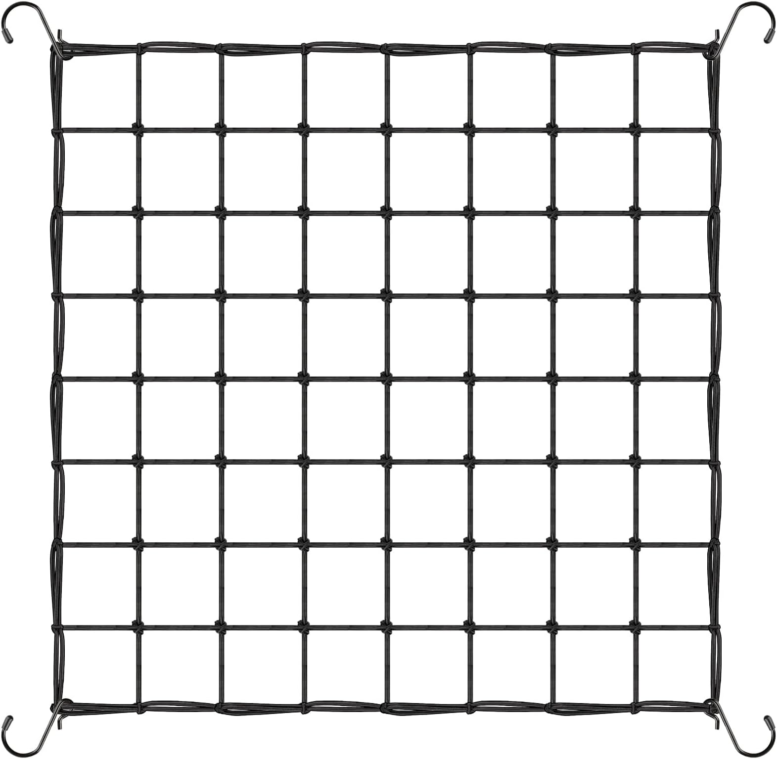 Trellis Netting, Scrog Net with 4 Hooks, 4x4 Trellis Nets for Grow Tent, Heavy-Duty Plant Net for Cucumber Gardening and Horticulture, Grow Tent Accessories(1 Pack)